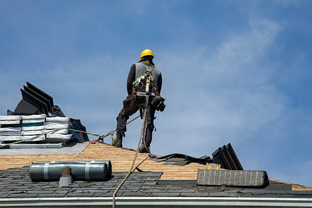 Professional Roof Installation technician working in Clarksburg, CA